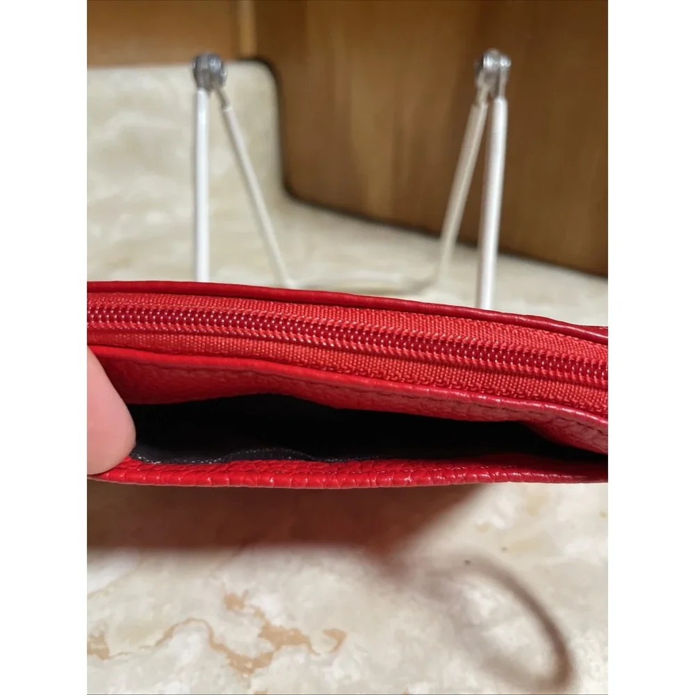 Perfect Little Red‎ Carry Change Purse or Minimalist Wallet